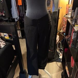 Black Wide Leg Dress Pants